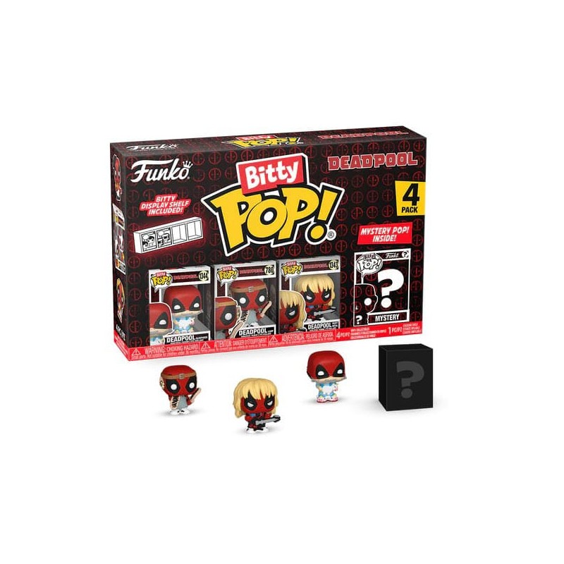 Bitty Pop! - Marvel - Deadpool Sleepover - 4 pack